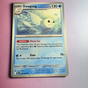 dewgong - 022/094 (common) — pokemon: phantasmal flames